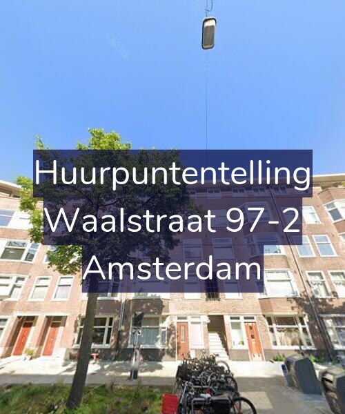Foto gevel Huurpuntentelling voor Waalstraat 97-2, Amsterdam