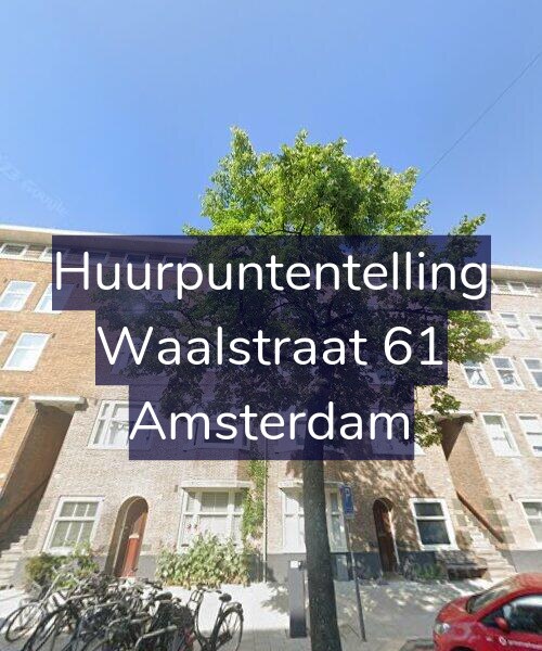 Foto gevel Huurpuntentelling voor Waalstraat 61, Amsterdam
