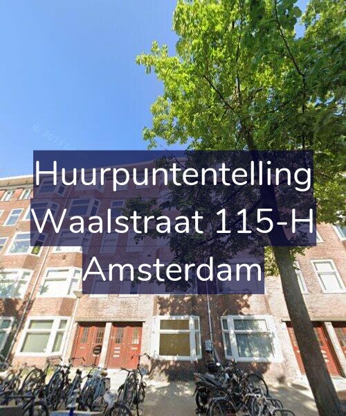 Foto gevel Huurpuntentelling voor Waalstraat 115-H, Amsterdam