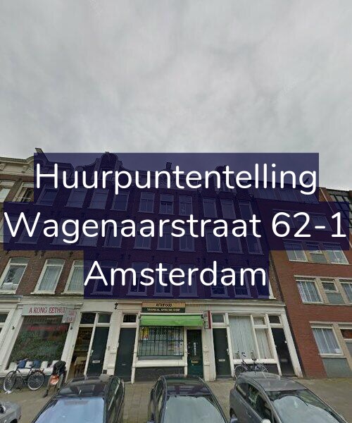 Foto gevel Huurpuntentelling voor Wagenaarstraat 62-1, Amsterdam