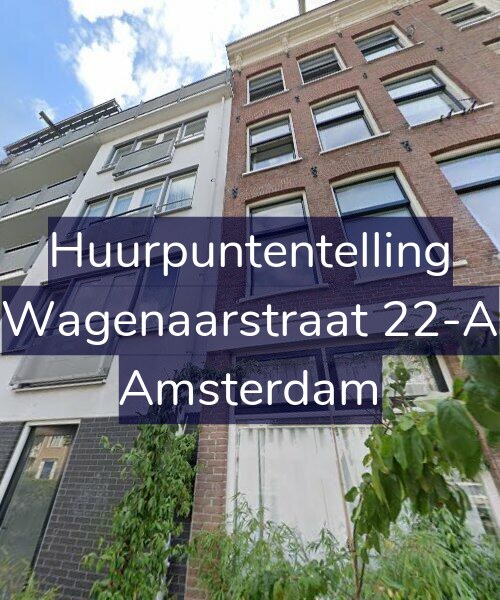 Foto gevel Huurpuntentelling voor Wagenaarstraat 22-A, Amsterdam