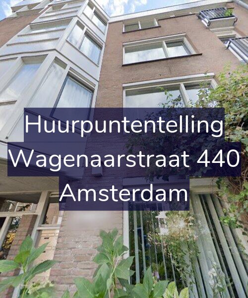 Foto gevel Huurpuntentelling voor Wagenaarstraat 440, Amsterdam