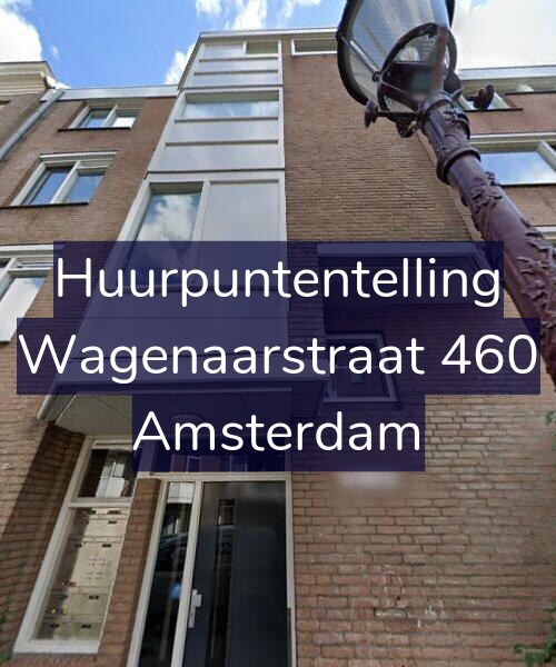 Foto gevel Huurpuntentelling voor Wagenaarstraat 460, Amsterdam