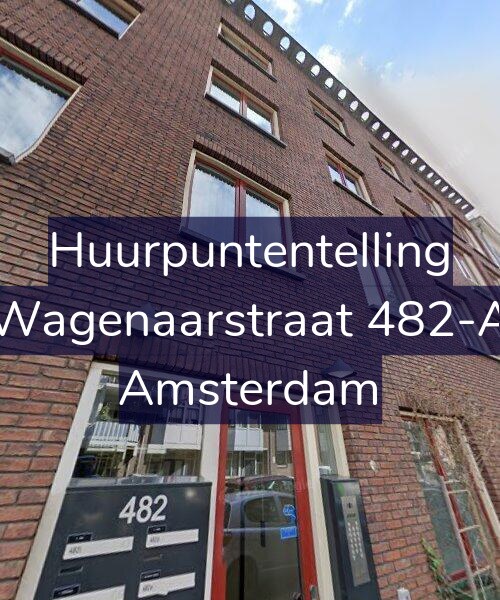 Foto gevel Huurpuntentelling voor Wagenaarstraat 482-A, Amsterdam