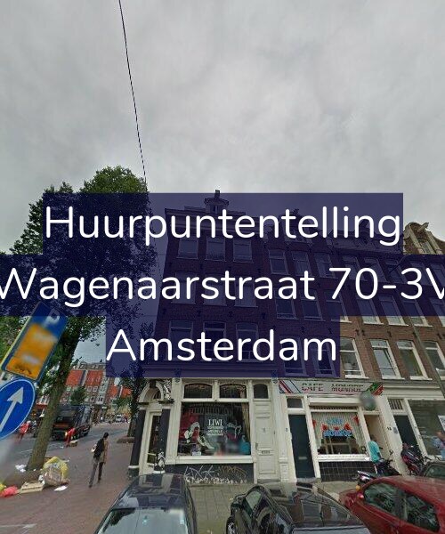 Foto gevel Huurpuntentelling voor Wagenaarstraat 70-3V, Amsterdam