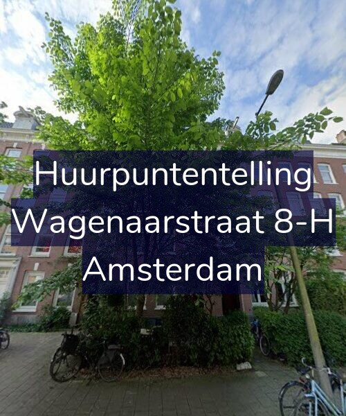 Foto gevel Huurpuntentelling voor Wagenaarstraat 8-H, Amsterdam