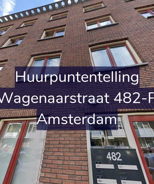 Foto gevel Huurpuntentelling voor Wagenaarstraat 482-P, Amsterdam
