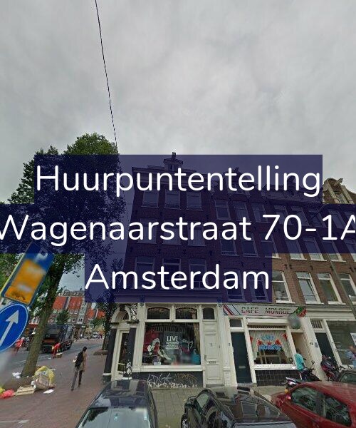 Foto gevel Huurpuntentelling voor Wagenaarstraat 70-1A, Amsterdam