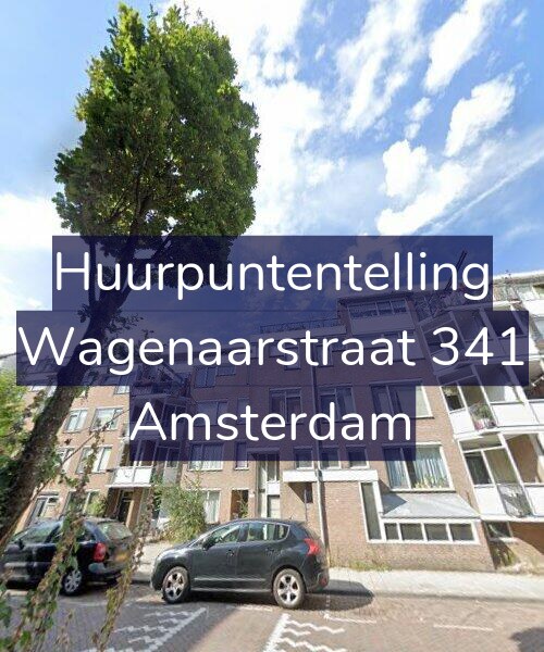 Foto gevel Huurpuntentelling voor Wagenaarstraat 341, Amsterdam