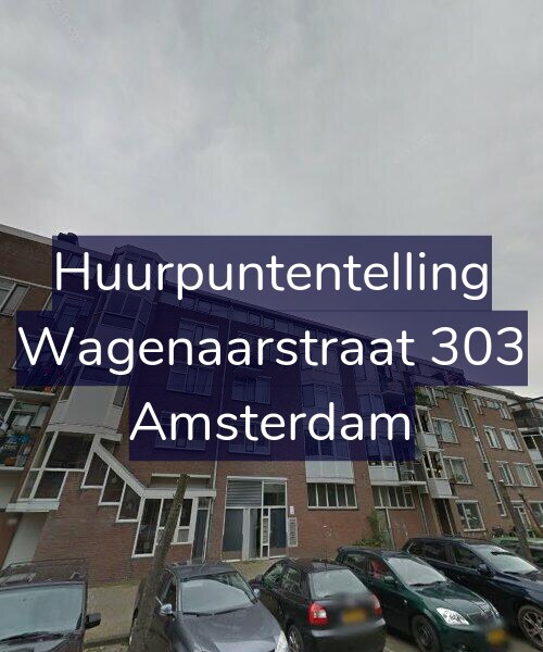 Foto gevel Huurpuntentelling voor Wagenaarstraat 303, Amsterdam