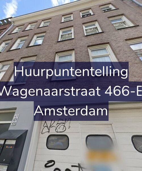 Foto gevel Huurpuntentelling voor Wagenaarstraat 466-B, Amsterdam