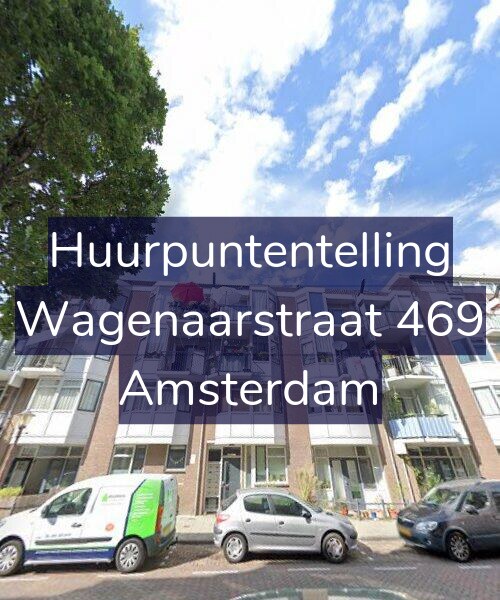 Foto gevel Huurpuntentelling voor Wagenaarstraat 469, Amsterdam
