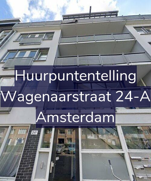 Foto gevel Huurpuntentelling voor Wagenaarstraat 24-A, Amsterdam