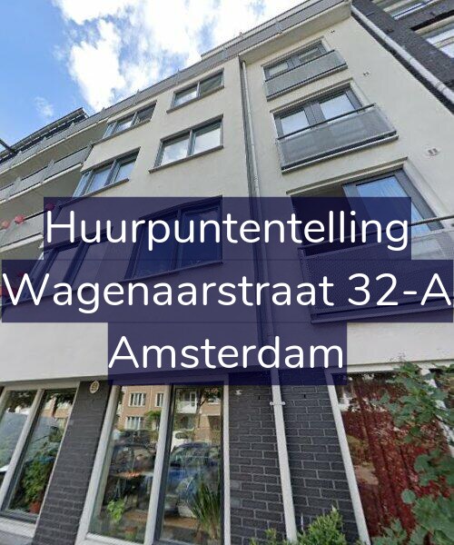 Foto gevel Huurpuntentelling voor Wagenaarstraat 32-A, Amsterdam