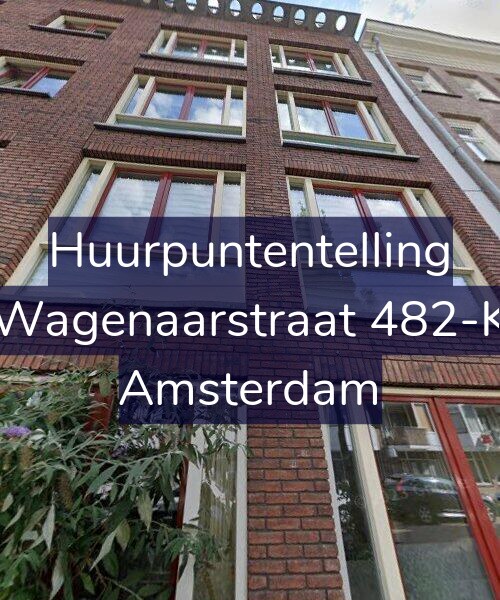 Foto gevel Huurpuntentelling voor Wagenaarstraat 482-K, Amsterdam