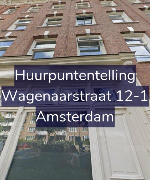Foto gevel Huurpuntentelling voor Wagenaarstraat 12-1, Amsterdam