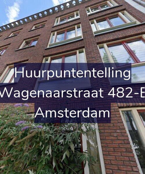 Foto gevel Huurpuntentelling voor Wagenaarstraat 482-E, Amsterdam