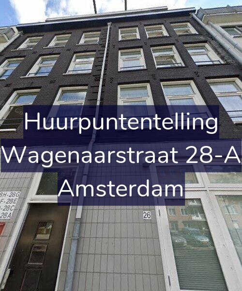 Foto gevel Huurpuntentelling voor Wagenaarstraat 28-A, Amsterdam