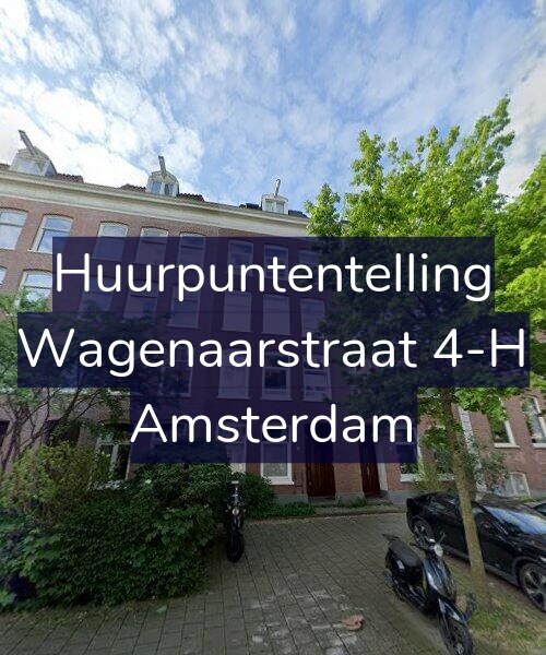 Foto gevel Huurpuntentelling voor Wagenaarstraat 4-H, Amsterdam