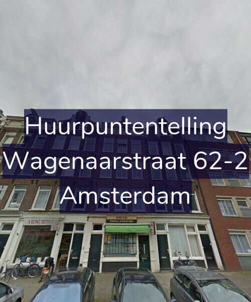 Foto gevel Huurpuntentelling voor Wagenaarstraat 62-2, Amsterdam