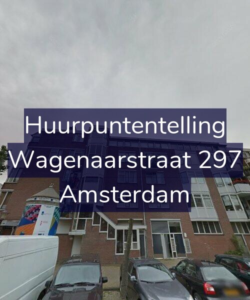 Foto gevel Huurpuntentelling voor Wagenaarstraat 297, Amsterdam