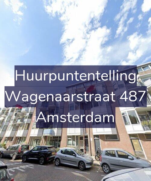 Foto gevel Huurpuntentelling voor Wagenaarstraat 487, Amsterdam