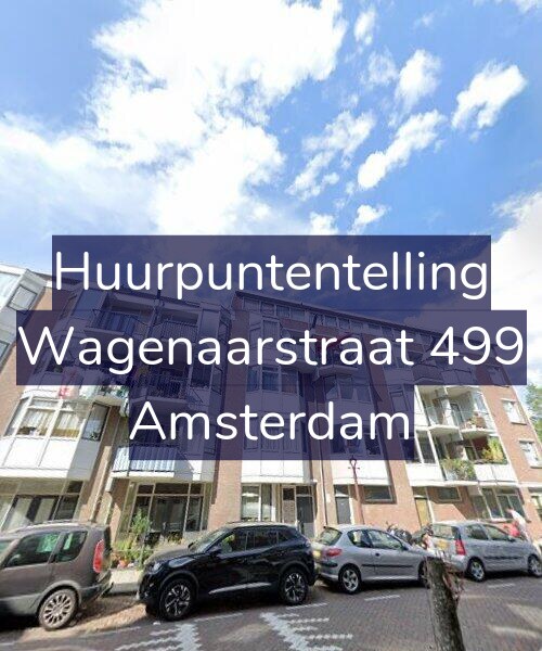 Foto gevel Huurpuntentelling voor Wagenaarstraat 499, Amsterdam