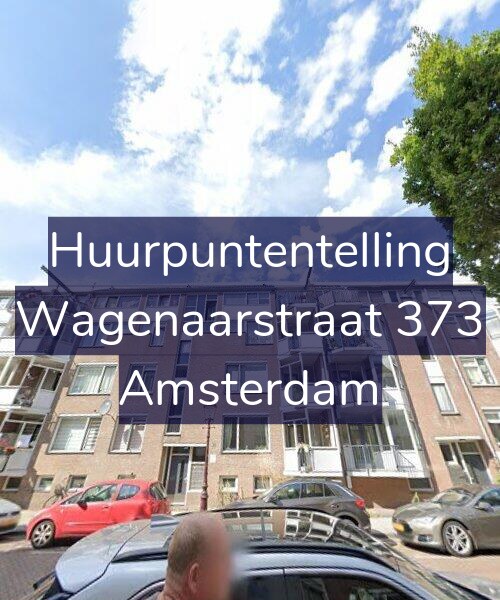 Foto gevel Huurpuntentelling voor Wagenaarstraat 373, Amsterdam