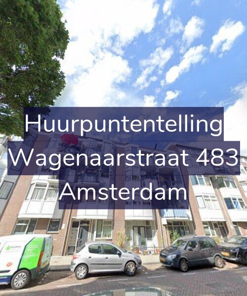 Foto gevel Huurpuntentelling voor Wagenaarstraat 483, Amsterdam