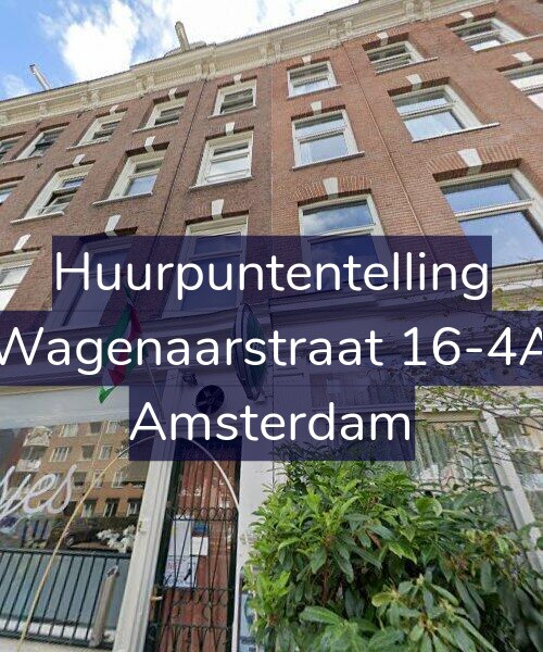 Foto gevel Huurpuntentelling voor Wagenaarstraat 16-4A, Amsterdam