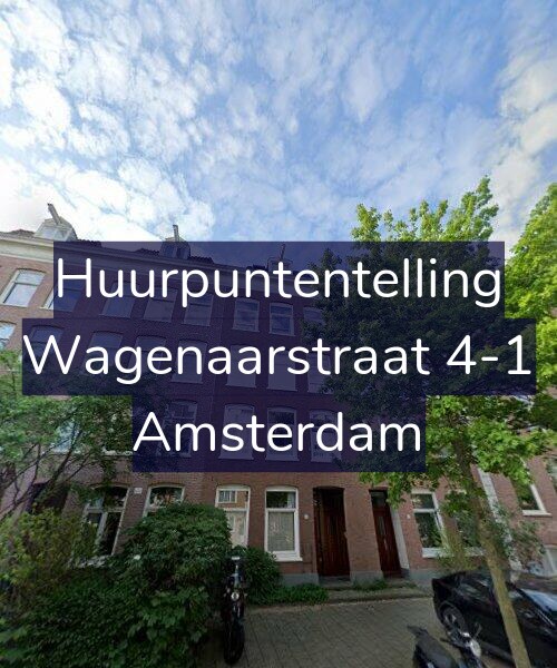 Foto gevel Huurpuntentelling voor Wagenaarstraat 4-1, Amsterdam