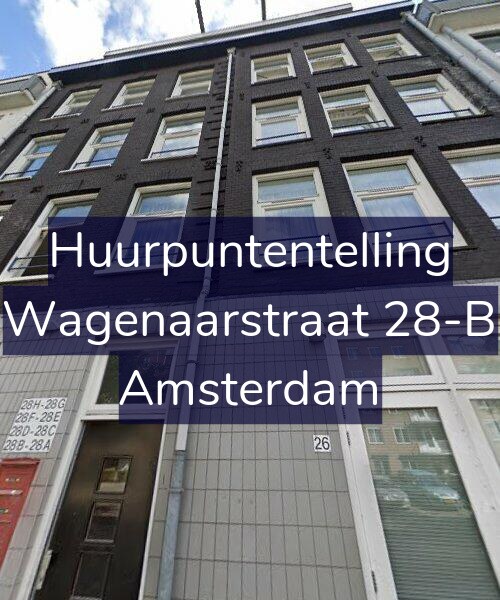 Foto gevel Huurpuntentelling voor Wagenaarstraat 28-B, Amsterdam