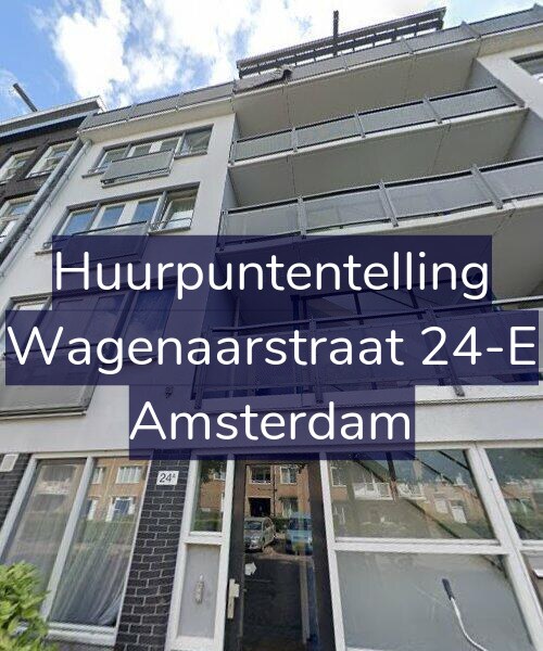 Foto gevel Huurpuntentelling voor Wagenaarstraat 24-E, Amsterdam