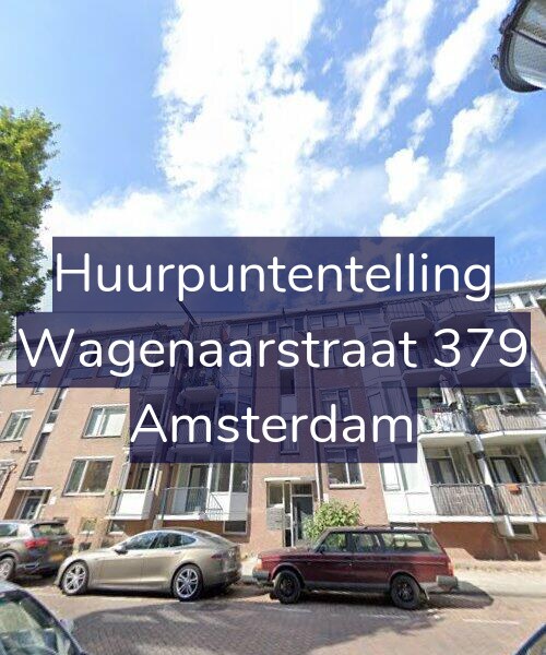 Foto gevel Huurpuntentelling voor Wagenaarstraat 379, Amsterdam