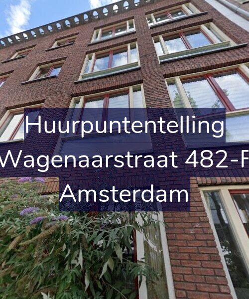 Foto gevel Huurpuntentelling voor Wagenaarstraat 482-F, Amsterdam