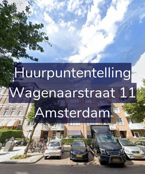 Foto gevel Huurpuntentelling voor Wagenaarstraat 11, Amsterdam