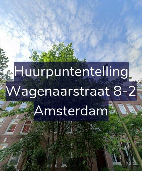 Foto gevel Huurpuntentelling voor Wagenaarstraat 8-2, Amsterdam