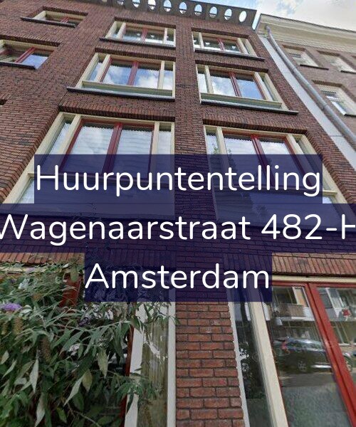 Foto gevel Huurpuntentelling voor Wagenaarstraat 482-H, Amsterdam