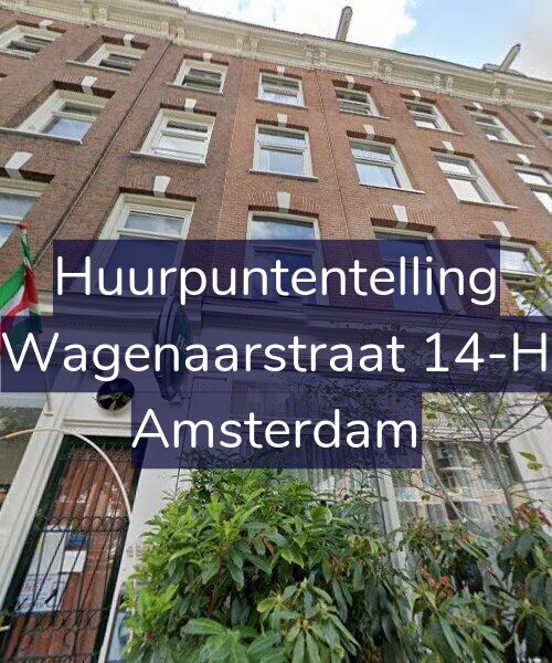 Foto gevel Huurpuntentelling voor Wagenaarstraat 14-H, Amsterdam