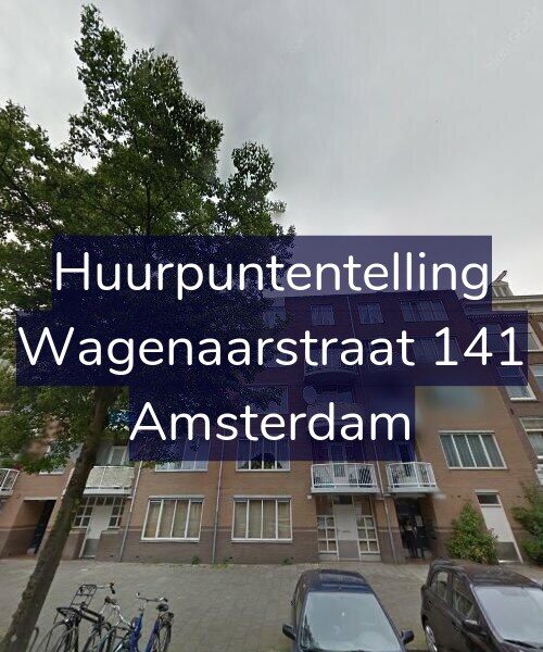 Foto gevel Huurpuntentelling voor Wagenaarstraat 141, Amsterdam
