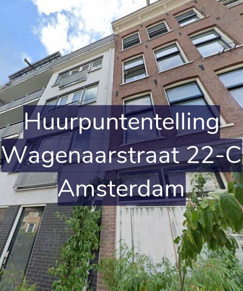 Foto gevel Huurpuntentelling voor Wagenaarstraat 22-C, Amsterdam