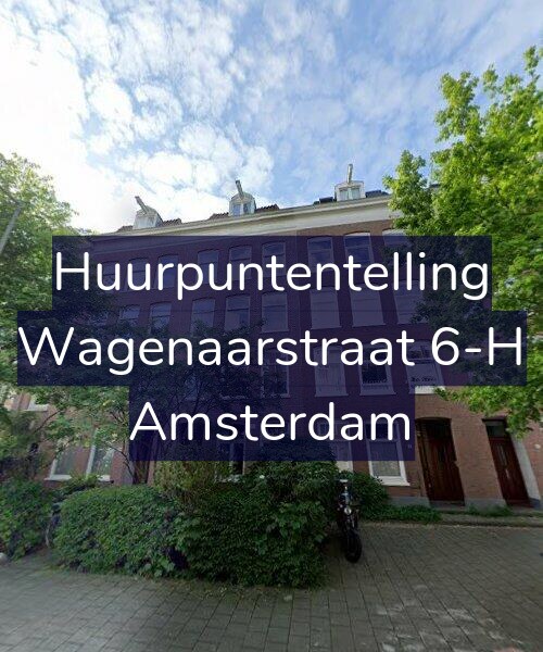 Foto gevel Huurpuntentelling voor Wagenaarstraat 6-H, Amsterdam