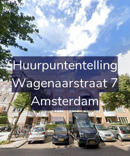 Foto gevel Huurpuntentelling voor Wagenaarstraat 7, Amsterdam