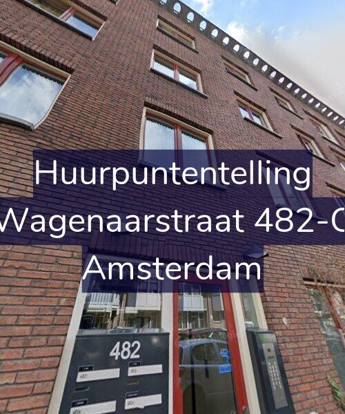 Foto gevel Huurpuntentelling voor Wagenaarstraat 482-C, Amsterdam
