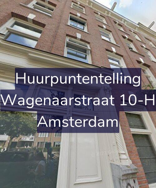 Foto gevel Huurpuntentelling voor Wagenaarstraat 10-H, Amsterdam