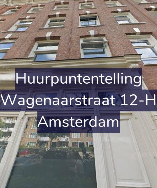 Foto gevel Huurpuntentelling voor Wagenaarstraat 12-H, Amsterdam