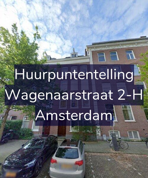 Foto gevel Huurpuntentelling voor Wagenaarstraat 2-H, Amsterdam