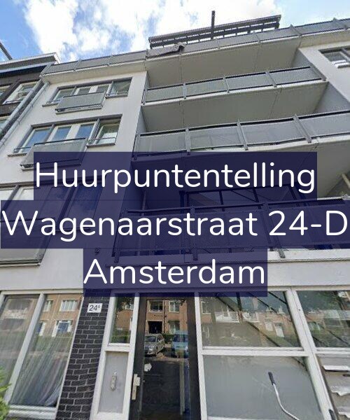 Foto gevel Huurpuntentelling voor Wagenaarstraat 24-D, Amsterdam