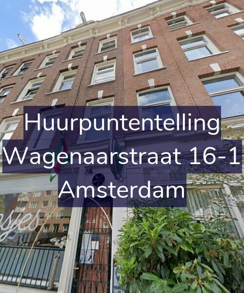 Foto gevel Huurpuntentelling voor Wagenaarstraat 16-1, Amsterdam