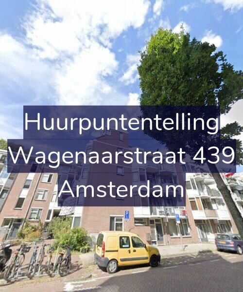 Foto gevel Huurpuntentelling voor Wagenaarstraat 439, Amsterdam